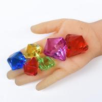 儿童挖宝藏奖励亚克力水晶宝石玩具无孔钻石小男孩木盒子宝箱