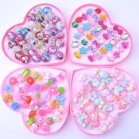 儿童玩具钻石小孩公主可爱卡通首饰品女童塑料宝石小女孩