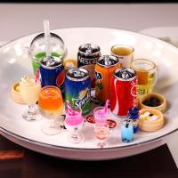 微缩食玩娃娃屋迷你超市饮料奶茶瓶树脂模型玩具摆件盲袋盒过家家