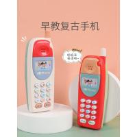 大哥大玩具手机儿童电话宝宝带音乐假仿真女男孩婴儿可咬女孩