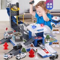 玩具车停车场小汽车消防警察套装各类车3-46岁儿童多功能男孩生日抖音网红同款