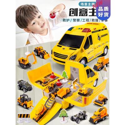 大号儿童玩具车惯性合金工程车套装各类汽车宝宝3-4-5岁2男孩生日抖音网红同款