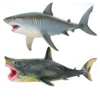 鲨鱼玩具 巨齿鲨 仿真海洋生物动物模型大白鲨玩具巨齿鲨玩具电影同款儿童鲨鱼玩具