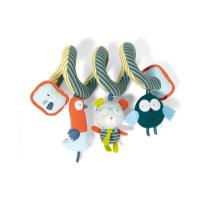 婴儿床绕 婴儿多功能BB器响铃风铃宝宝卡通可爱车挂床挂床绕玩具