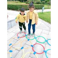 跳格子圆圈 跳圈圈跳房子幼儿园体育儿童跳格子教具户外亲子玩具感统训练器材