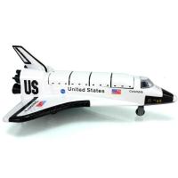 哥伦比亚号穿梭机太空飞船合金仿真航天飞机模型儿童玩具精品 航天飞机声光版