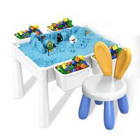 儿童太空沙玩具桌魔力彩泥粘土套装桌子安全小孩室内玩具沙子