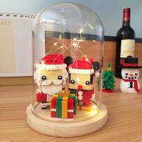 兼容樂高圣诞老人系列拼装玩具创意圣诞节积木模型送女孩生日