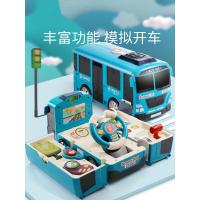 儿童玩具车宝宝仿真变形巴士校车公交车男孩惯性多功能小汽车