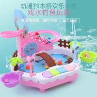 清让 磁性钓鱼玩具 儿童宝宝电动音乐早教多功能加水戏水小孩玩具 电动钓鱼玩具(充电,电池双供电