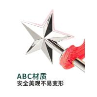 乐魅乐器乐队表演指挥棒鼓号队指挥铃幼儿学生用90厘米全不锈钢