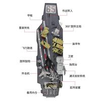 儿童辽宁号航空母舰战斗船军舰拼装航母模型战舰男玩具