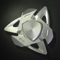 指尖陀螺CKFZ美国EDC手指陀螺大白鲨减压神器会发光玩具