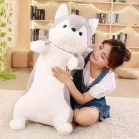 哈士奇公仔可爱超萌柴犬毛绒玩具狗狗玩偶女生睡觉抱枕生日