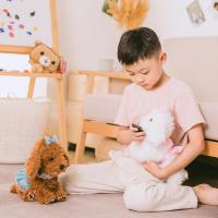 电动玩具狗遥控发声泰迪公仔创意智能儿童毛绒玩具