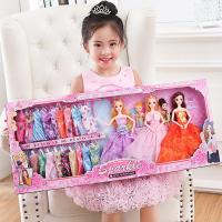 乖乖芭比换装洋娃娃套装婚纱公主芭巴比大礼盒过家家女孩儿童玩具