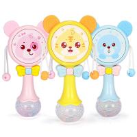 拨浪鼓玩具0-1岁可啃咬儿手摇铃3宝宝男孩6-12个月女