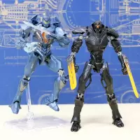 环太平洋机甲模型冬日阿贾克斯 环太平洋2机甲模型玩具 复仇流浪者可动人偶 黑曜石 怪兽