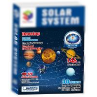 太阳系拼图 太阳系8大行星立体拼图太空天文星球3D模型diy手工儿童玩具