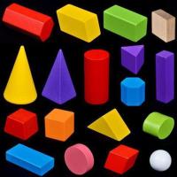 木制正方体立方体正方形积木块数学教具小学生小方块玩具木头方块