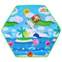 儿童六角帐篷垫儿童海洋球池垫六角垫子儿童爬爬垫决明子池爬行垫