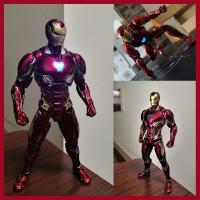 漫威钢铁侠 精版复仇者联盟4手办SHFMK50可动人偶纳米配件包豪华模型玩具收藏六一儿童节