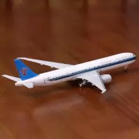 海南航空波音777飞机模型仿真金属客机华航仿真合金空客带轮子15cm