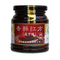 咸亨 香酥红方腐乳 258g