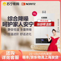 能率(NORITZ) 13升燃气热水器 GQ-13F3FEX(天然气)(JSQ25-F3) 智能静音恒温 原装进口CPU
