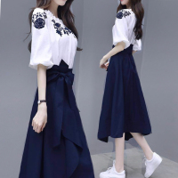 晗亦然流行新款套装裙女装法式小香风连衣裙遮胯裙子显瘦款9131