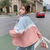 晗亦然外套少女春装2020新款工装初中高中学生韩版宽松百搭6501