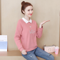 晗亦然2021春新款宽松卫衣女装韩版宽松显瘦上衣无帽外套ins潮828