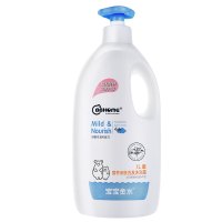 宝宝金水BBHOME儿童营养亲肤洗发沐浴露二合一（悦芙草+牛奶）1.2kg