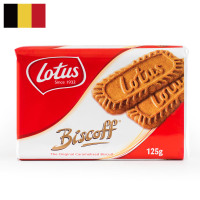 和情(Lotus)缤咖时焦糖饼干125g 进口饼干 休闲零食
