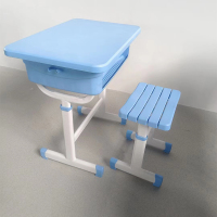 涡润单柱升降课桌凳GR-0036