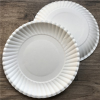 一次性纸盘子纸碗纸碟蛋糕餐盘方盘刀叉勺绘画烧烤 9寸