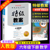 2020新版特级教案小学数学六年级下册人教版RJ 小学6年级下数学特级教案课时作业同步新设计 教师教学备课说课参考本鼎尖