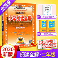 正版小学阅读全解二年级阅读理解训练教辅书通用版 2年级语文同步全解作文书入门起步看图说话写话部编人教版阶梯阅读工具书