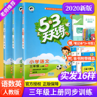 新版53天天练三年级上册语文数学英语同步训练练习册全套3本人教版小学生3三年级上教材同步口算阅读理解训练五三天天练作业本