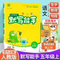 小学五年级语文默写能手上册人教版部编版 通城学典5年级语文教材同步字词句段训练题课堂复习练习册课时作业本辅导综合测试天天