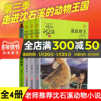 动物小说大王沈石溪·品藏书系第三季套装共4本黑熊舞蹈家双面猎犬混血豺王疯羊血顶儿9-12-14岁青少年小学生课外读物三四
