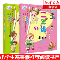二年级的小豆豆+二年级的小朵朵(注音全彩美绘版修订本)新版七色狐注音读物 共2册 注音版 二年级小学生儿童读物文学课外书