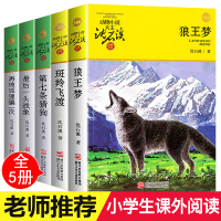 狼王梦 沈石溪动物小说全集 正版全套5册 全系列的书 斑羚飞渡 第七条猎狗后一头战象小学生课外阅读书籍四五六年级儿童文学