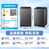 美的(Midea)MB100V33B全自动洗衣机波轮10公斤家用大容量 高效除螨洗  租房宿舍洗衣神器