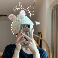 [小熊兽耳干发帽]OLOEY 小熊兽耳干发帽洗发超强吸水速干神器可爱擦头发包头巾少女心浴帽