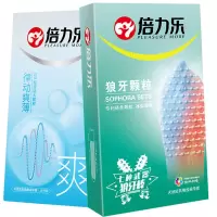 避孕套凸点螺纹大颗粒安全套薄荷凉感冰火一体避育套夫妻房事情趣计生用品