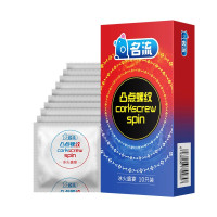 名流避孕套冰火盛宴10只装凸点螺纹颗粒安全套成人情趣男用夫妻房事性计生用品byt