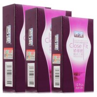 名流 炫动三感 12只装 男用小号避孕套 阔度49mm 炫动三感3盒36只紧绷套套防火房事紧致安全套