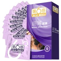 第六感 避孕套 安全套 超薄超滑12只 成人情趣用品 男用 套套