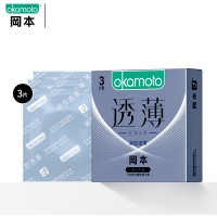 冈本 避孕套 安全套 男女情趣计生用品 紧型透薄 3片进口